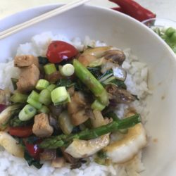 Asian Pork Rice Bowl