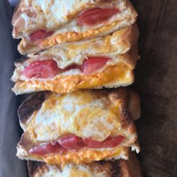 4 Cheese Triple Decker Grilled Sandwich